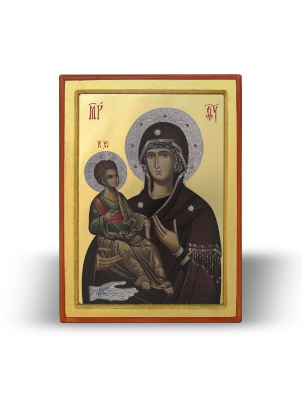 Пресвета Богородица Тројеручица са Господом Исусом Христом (21х16)