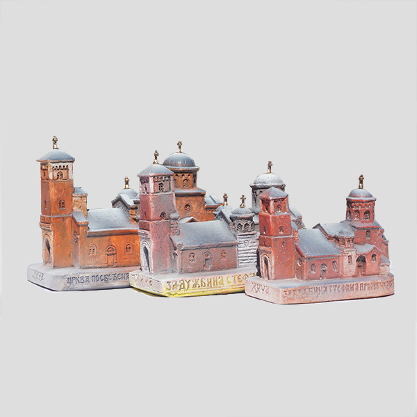 Мала макета манастира Жиче