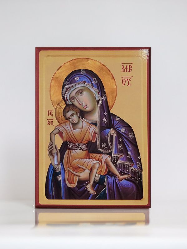Пресвета Богородица, Достојно јест, Каширана икона, А4
