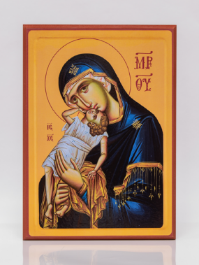 Kaširana ikona Presvete Bogorodice Milostiva